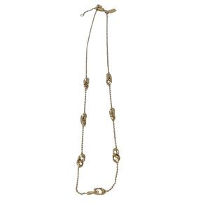 Coach Gold Tone Signature C Necklace‎ Jewelry